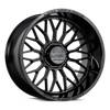 Set 4 20" Lock X-Trereme Rampage Gloss Black 20x10 8x6.5 -18mm Truck Wheels