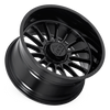 22" Lock X-Treme Striker Gloss Black 22x12 Wheel 6x135 6x5.5 -44mm Truck Rim