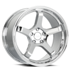 18" Katana Racing HR05 Chrome Wheel 18x9.5 5x100 38mm Hiro Spec Racing Rim
