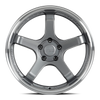 Set 4 18" Katana Racing HR05 Gloss Gunmetal Wheels 18x9.5 5x100 22mm Rims