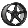 18" Katana Racing HR05 Gloss Black Wheel 18x8.5 5x4.5 (5x114.3) 35mm Rim