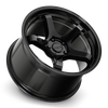 Set 4 18" Katana Racing HR05 Gloss Black Wheels 18x8.5 5x4.5 (5x114.3) 35mm Rims