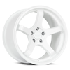 18" Katana Racing HR05 Gloss White Wheel 18x8.5 5x120 35mm Hiro Spec Racing Rim