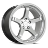 18" Katana Racing HR05 Hyper Silver Wheel 18x8.5 5x4.5 (5x114.3) 35mm Racing Rim