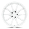 Set 4 18" Katana Racing HR06 Gloss White Wheels 18x8.5 5x112 35mm Racing Rims