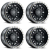 Set 4 Black Rhino Abrams 20x9.5 6x120 Gun Black Machined Tint Wheels 20" 12mm