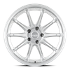 Set 4 18" Katana Racing HR06 Hyper Silver Wheels 18x8.5 5x4.5 (5x114.3) 35mm Rim