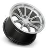 18" Katana Racing HR06 Hyper Silver Wheel 18x8.5 5x112 35mm Rim HR06-188552HS