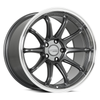 Set 4 18" Katana Racing HR06 Gloss Gunmetal Wheels 18x9.5 5x120 38mm Rims