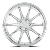 Set 4 18" Katana Racing HR06 Chrome Wheels 18x9.5 5x120 38mm Racing Rims