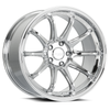 Set 4 18" Katana Racing HR06 Chrome Wheels 18x10.5 5x4.5 (5x114.3) 22mm Rims