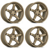 Set 4 18" Katana Racing HR05 Matte Bronze Wheels 18x9.5 5x4.5 (5x114.3) 38mm Rim