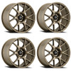 Set 4 18" Konig 56BZ Ampliform Gloss Bronze 18x8.5 Wheels 5x4.5 35mm Street Rims