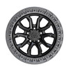 17" TIS 556BA Black Anthracite Ring Wheel 17x9 5x5 (5x127) -12mm Offroad Rim