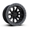 17" TIS 556BA Black Anthracite Ring Wheel 17x9 5x5.5 (5x139.7) -12mm Offroad Rim For Dodge Ram Truck