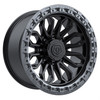 20" TIS 556BA Black Anthracite Ring Wheel 20x10 8x6.5 (8x165.1) -20mm Truck Rim Offroad For Chevy GMC Ram Ford
