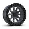 Set 4 17" TIS 556AB Anthracite Black Ring Wheels 17x9 5x5 (5x127) -12mm Rims