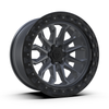 17" TIS 556AB Anthracite Black Ring Wheel 17x9 6x5.5 (6x139.7) 0mm Truck SUV Rim