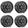 Set 4 Black Rhino Armory 20x9.5 8x170 Gun Black Wheels 20" 6mm Truck Rims