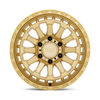 Set 4 Black Rhino Raid 20x9.5 5x5 Gold Wheels 20" -18mm Lifted Jeep Truck Rims