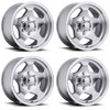Set 4 16" Ultra 51K Machined Clear Coat 16x8 Wheels 6x4.5 25mm Rims
