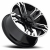 16" Ultra 235B Maverick Gloss Black Diamond Cut 16x8 Wheel 5x4.5 10mm Truck Rim