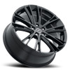 17" Platinum 458BK Prophecy Gloss Black 17x8 Wheel 5x100 35mm Car SUV Rim