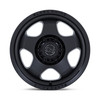 17" Black Rhino Hard Alloys BR031 Sol Matte Black 17x8.5 Wheel 6x5.5 0mm Rim