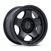 Set 4 17" Black Rhino Hard Alloys BR031 Sol Matte Black 17x8 Wheels 5x4.5 20mm Rims