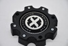 American Racing Atx Matte Black Chrome Logo Wheel Center Cap Hub Cap AX845L170 6.75"