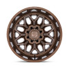 22" Fuel D876 Flux Dually Platinum Bronze 22x8.25 Wheel 8x6.5 -227mm Rear Rim