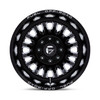 22" Fuel D868 ARC Dually Gloss Black Milled 22x8.25 Wheel 8x210 -201mm Rear Rim
