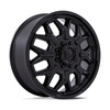 22" Fuel 1PC D871 Flux Dually Blackout 22x8.25 Wheel 8x6.5 104mm Front Truck Rim