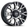 17" Ultra 123U Scorpion Gloss Black Diamond Cut 17x9 Wheel 6x135 6x5.5 18mm Rim