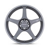 18" Motegi MR159 Battle V Gunzilla W Machined Lip Stripe 18x9.5 Wheel 5x120 0mm Rim