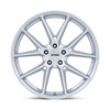 Set 4 18" Petrol PE002 P1E 18x8 5x4.25 40mm Gloss Silver Wheels Sedan Coupe Rims
