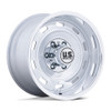 22" US Mag UC143 Scottsdale 22x10.5 6x5.5 12mm Wheel Silver Diamond Cut Lip Rim