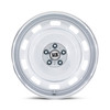 Set 4 17" US Mag UC143 Scottsdale 17x9 5x5 -12mm Silver Diamond Cut Lip Wheels