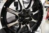 Set 4 Moto Metal MO970 18x10 6x135 6x5.5 Black Machined Face Wheels 18" -24mm