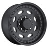 Set 4 19.5" Vision 81 Heavy Hauler Matte Black 19.5x7.5 Wheels 8x170 0mm Rims