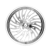 Set 4 24" Fittipaldi Wheels FTF507P 24x12 Polished 8x180 -44mm Lifted Truck Rims