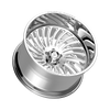 Set 4 24" Fittipaldi Wheels FTF507P 24x12 Polished 8x180 -44mm Lifted Truck Rims