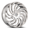 Set 4 20" Azara AZA-534 Nano Chrome 20x8.5 Wheels 5x108 5x4.5 35mm Rims