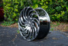 Set 4 20" Azara AZA-534 Nano Chrome 20x8.5 Wheels 5x108 5x4.5 35mm Rims