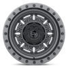 Set 4 20" Black Rhino Abrams 20x9.5 6x5.5 2mm Textured Matte Gunmetal SUV Wheels Offroad Truck Rims