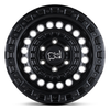 Set 4 20" Black Rhino Sentinel 20x9.5 5x5 Matte Black Wheels -18mm Offroad Rims