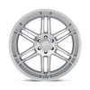 Set 4 Black Rhino Katavi 22x10 5x4.5 Silver W/ Mirror-Cut Face Wheels 22" 30mm