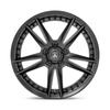 Set 4 Asanti Black ABL-33 Reign 20x10.5 5x120 Satin Black Wheels 20" 38mm Rims