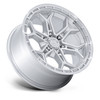 20" Fuel FC896 Heathen Gloss Silver Machined Face 20x9 Wheel 6x5.5 20mm Rim