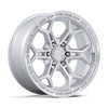 Set 4 20" Fuel FC896 Heathen Gloss Silver Machined Face 20x9 6x5.5 20mm Wheels